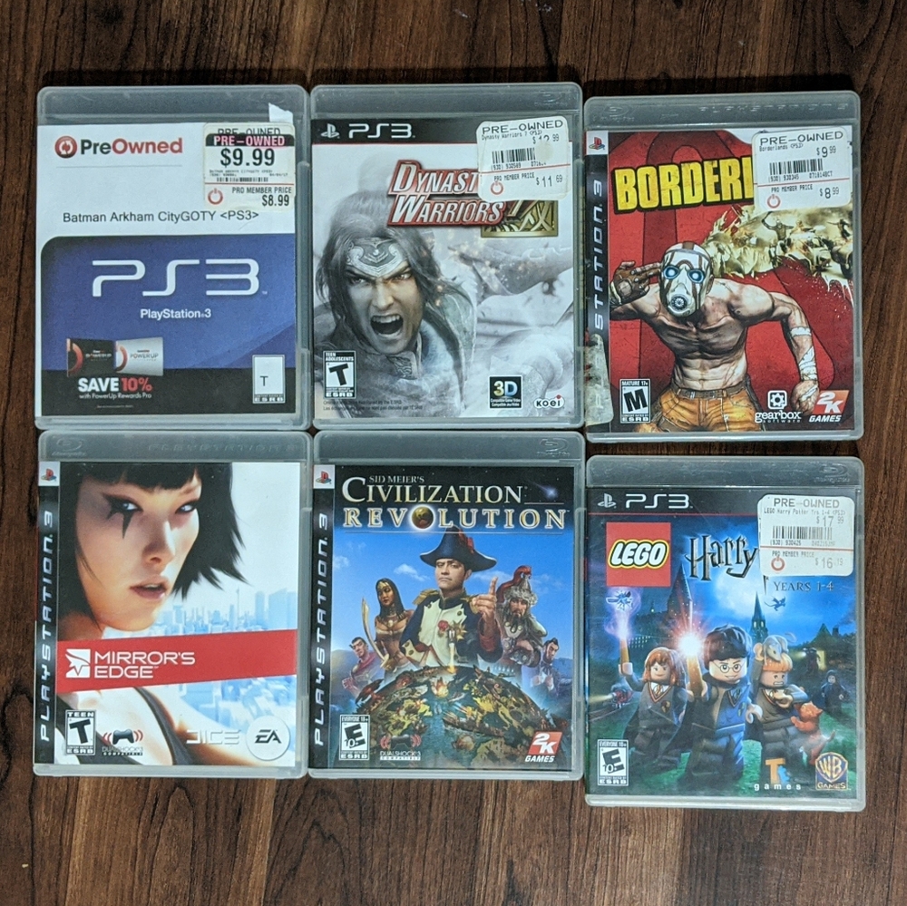 Assorted PS3 Games
